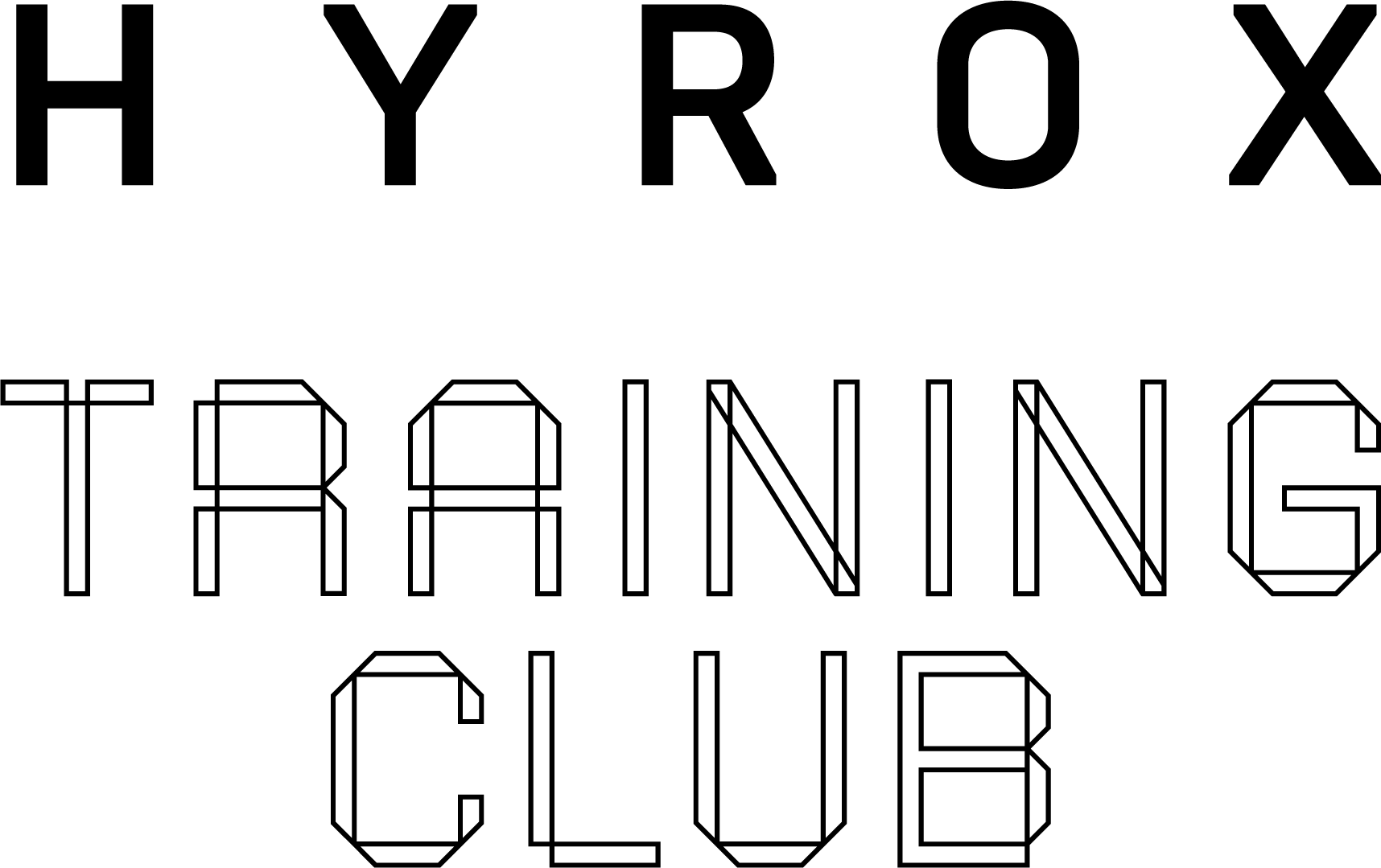 Official HYROX Training Club logo